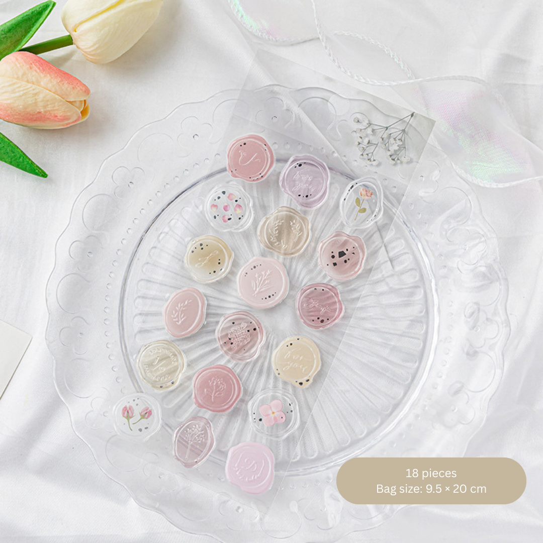 Aesthetic Wax Seal Stickers