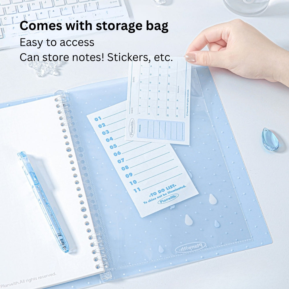 Weather Vibe B5 Frosted Softcover Loose Leaf Notebook