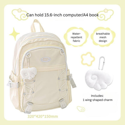 Wingwing Fluffy Angel Wings Backpack