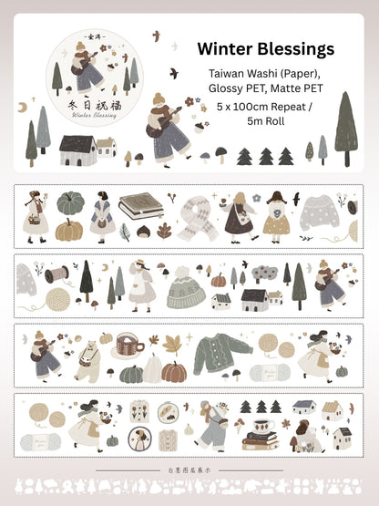Winter Blessings Sticker Tapes