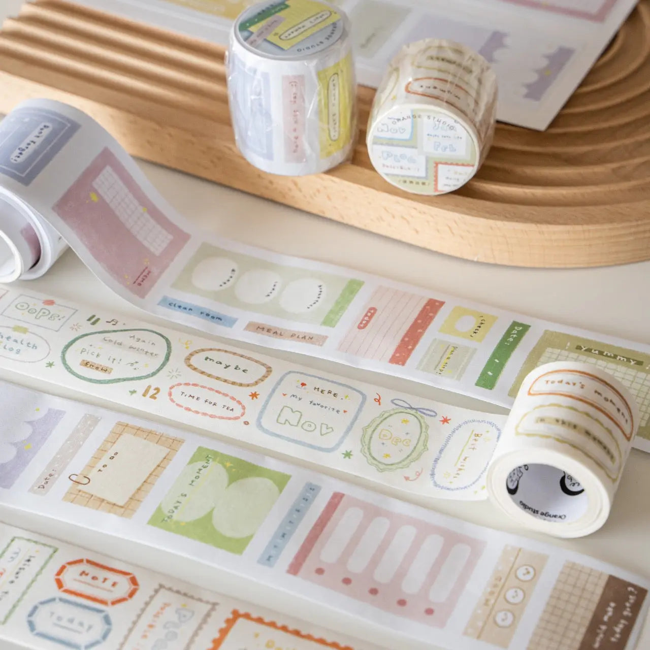 Writing Notes & Doodle Border Washi Tapes & Die-cut Stickers – ChicChoi