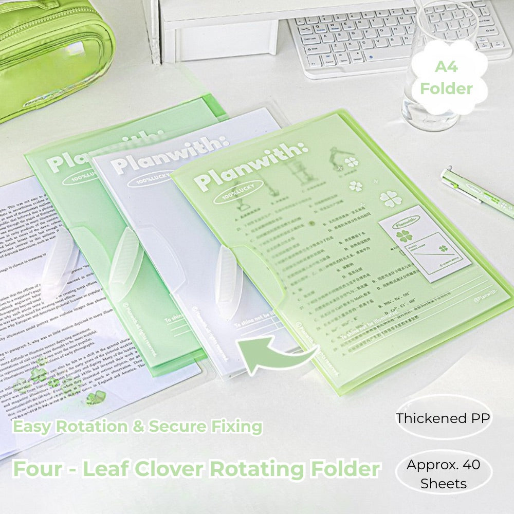 A4 Swing-Clip Punch-Free Document Organizer (3-Pack)