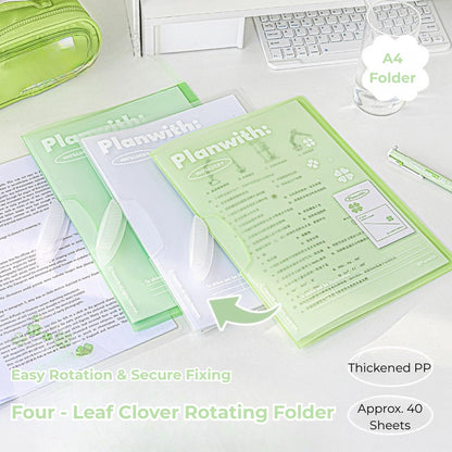 A4 Swing-Clip Punch-Free Document Organizer (3-Pack)