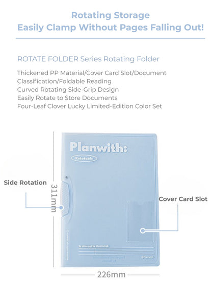 A4 Swing-Clip Punch-Free Document Organizer (3-Pack)