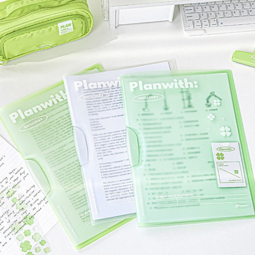 A4 Swing-Clip Punch-Free Document Organizer (3-Pack)