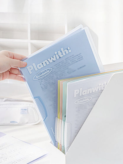 A4 Swing-Clip Punch-Free Document Organizer (3-Pack)