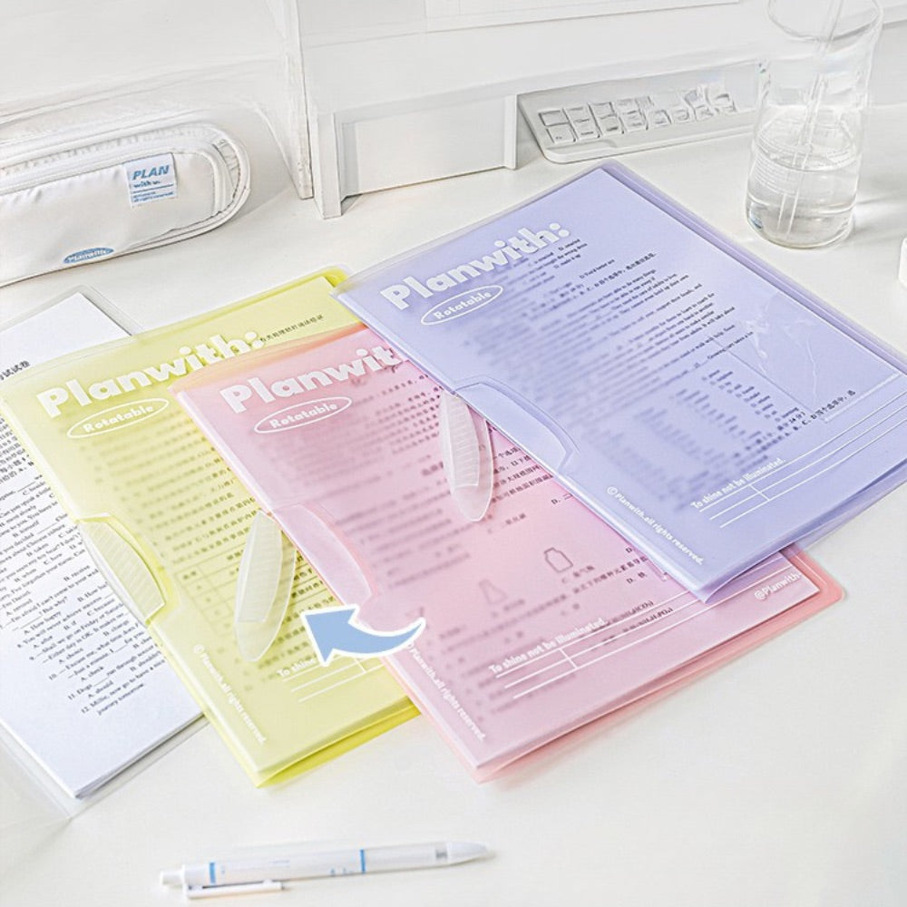 A4 Swing-Clip Punch-Free Document Organizer (3-Pack)