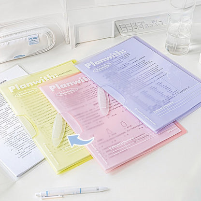 A4 Swing-Clip Punch-Free Document Organizer (3-Pack)