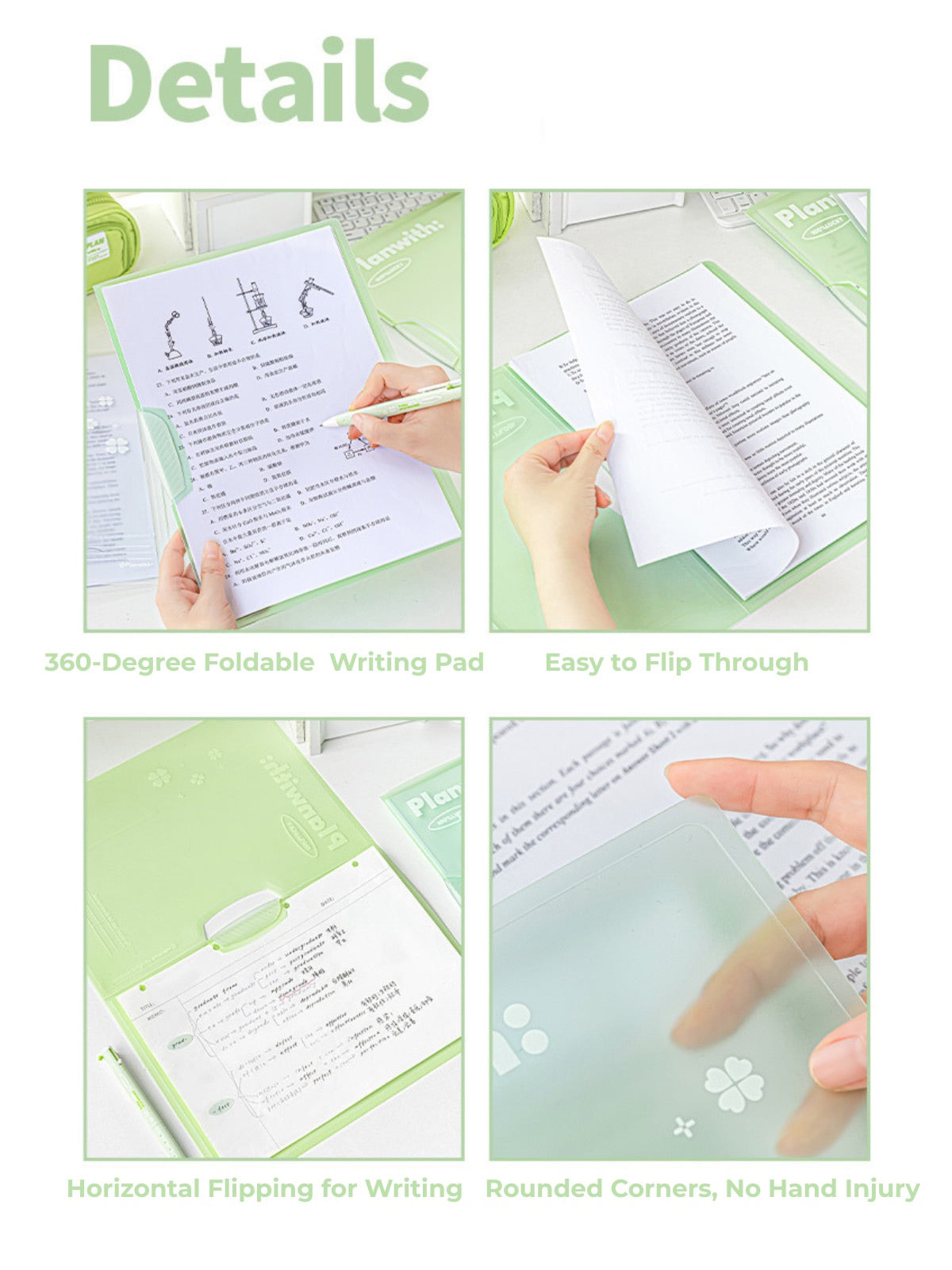 A4 Swing-Clip Punch-Free Document Organizer (3-Pack)