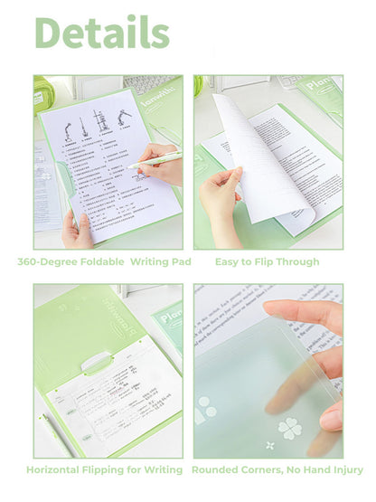A4 Swing-Clip Punch-Free Document Organizer (3-Pack)