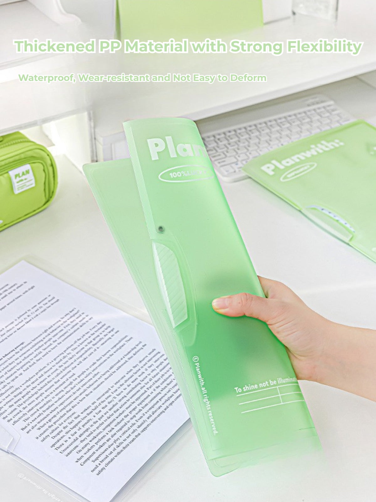A4 Swing-Clip Punch-Free Document Organizer (3-Pack)
