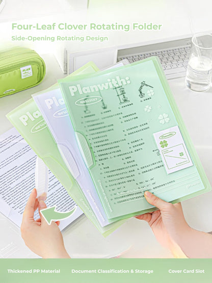 A4 Swing-Clip Punch-Free Document Organizer (3-Pack)