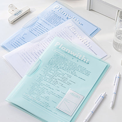 A4 Swing-Clip Punch-Free Document Organizer (3-Pack)