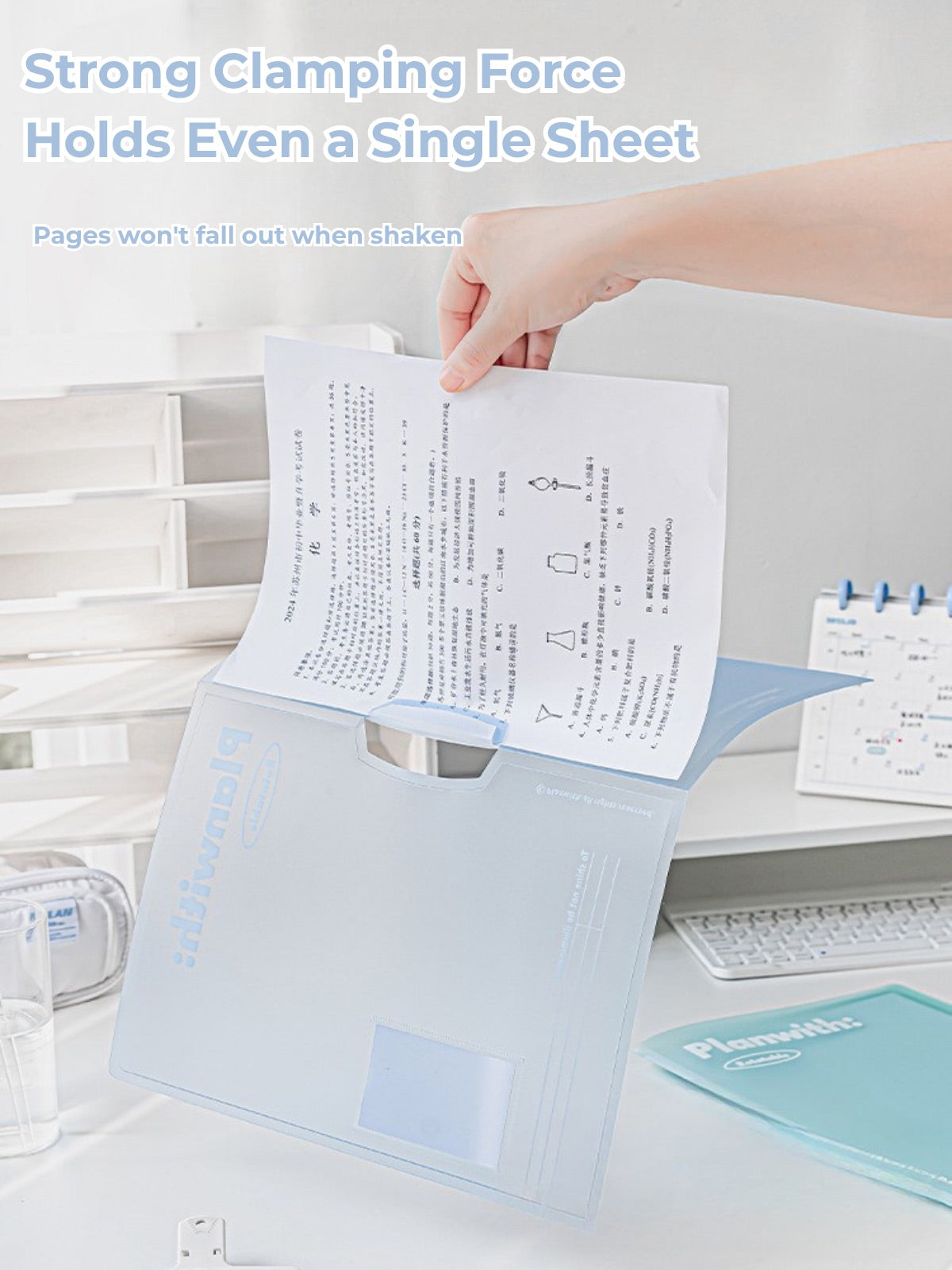 A4 Swing-Clip Punch-Free Document Organizer (3-Pack)
