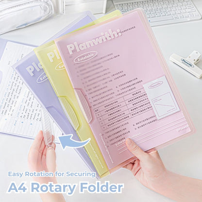 A4 Swing-Clip Punch-Free Document Organizer (3-Pack)