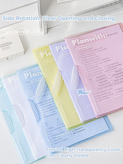 A4 Swing-Clip Punch-Free Document Organizer (3-Pack)