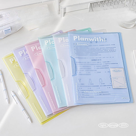 A4 Swing-Clip Punch-Free Document Organizer (3-Pack)