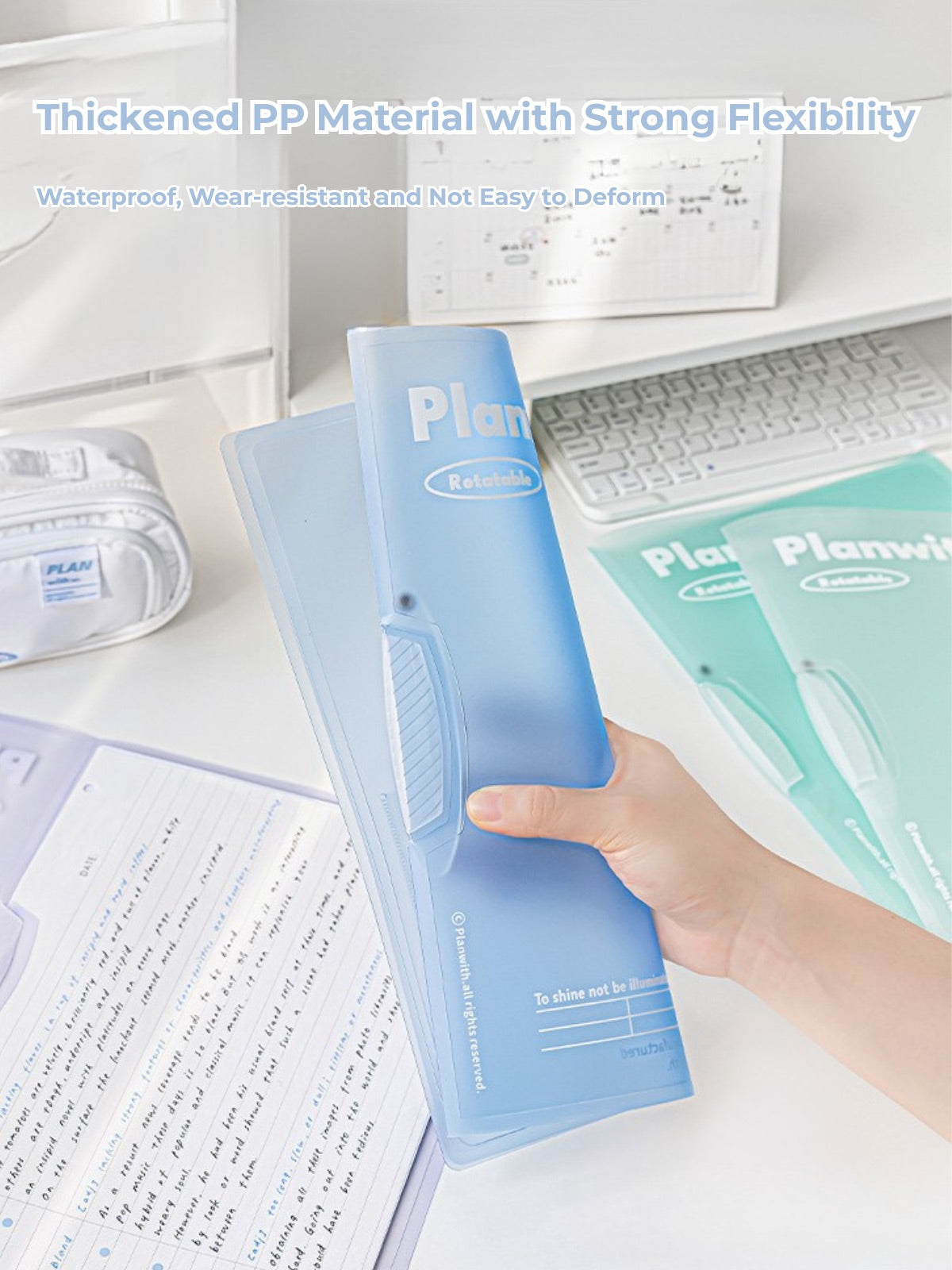 A4 Swing-Clip Punch-Free Document Organizer (3-Pack)