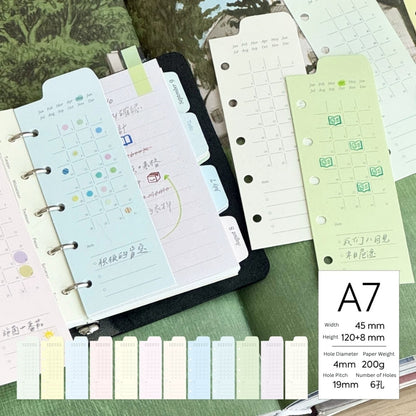 Peeking Views Half-Page Index Divider Set, M5/A7/A6