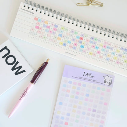 "Pat the Cat Head" Cute Kitty-Shaped Mini Highlight Stickers