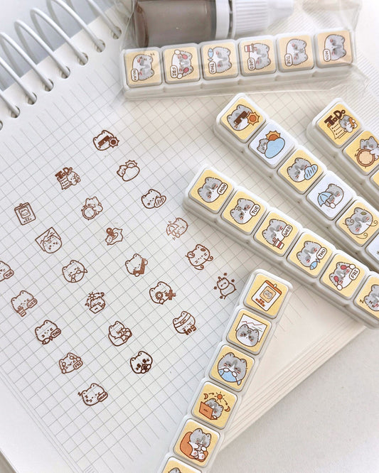 6-in-1 Daily Life Stamp Set
