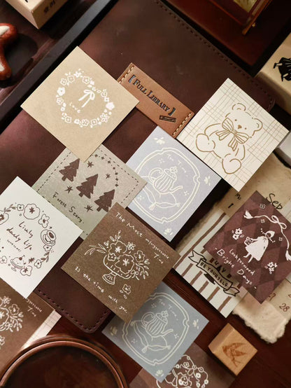 Retro Fairytale Salt-Style Note Paper Pack