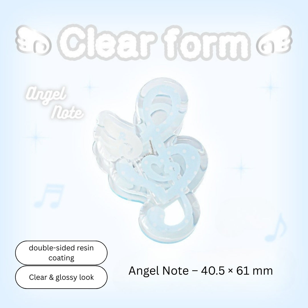 Clear Series Acrylic Cute Organizer Clips