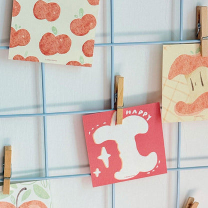 Apple Series Mini Memo Pad Set