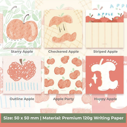 Apple Series Mini Memo Pad Set