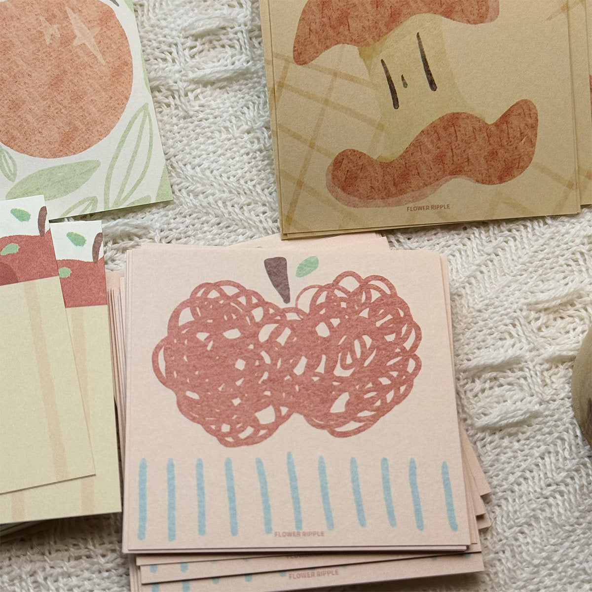 Apple Series Mini Memo Pad Set