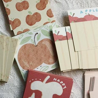 Apple Series Mini Memo Pad Set