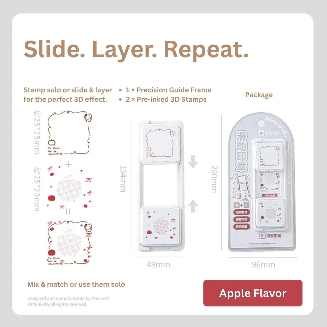 The Infinity Glide Precision Layering Stamp Set ChicChoi