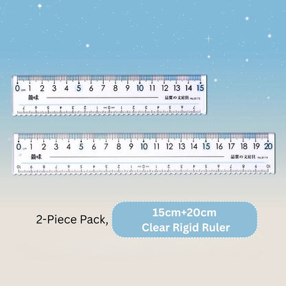 Eye-Ease Flow Clear Anti-Fatigue Ruler (15cm & 20cm)