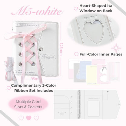 Balletcore Envelope Leather Ita-Journal M5 Binder
