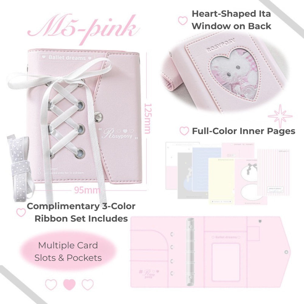 Balletcore Envelope Leather Ita-Journal M5 Binder