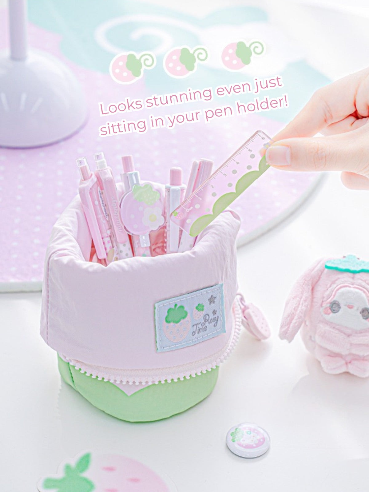 Berry Sweet 9-Piece Strawberry Stationery Set