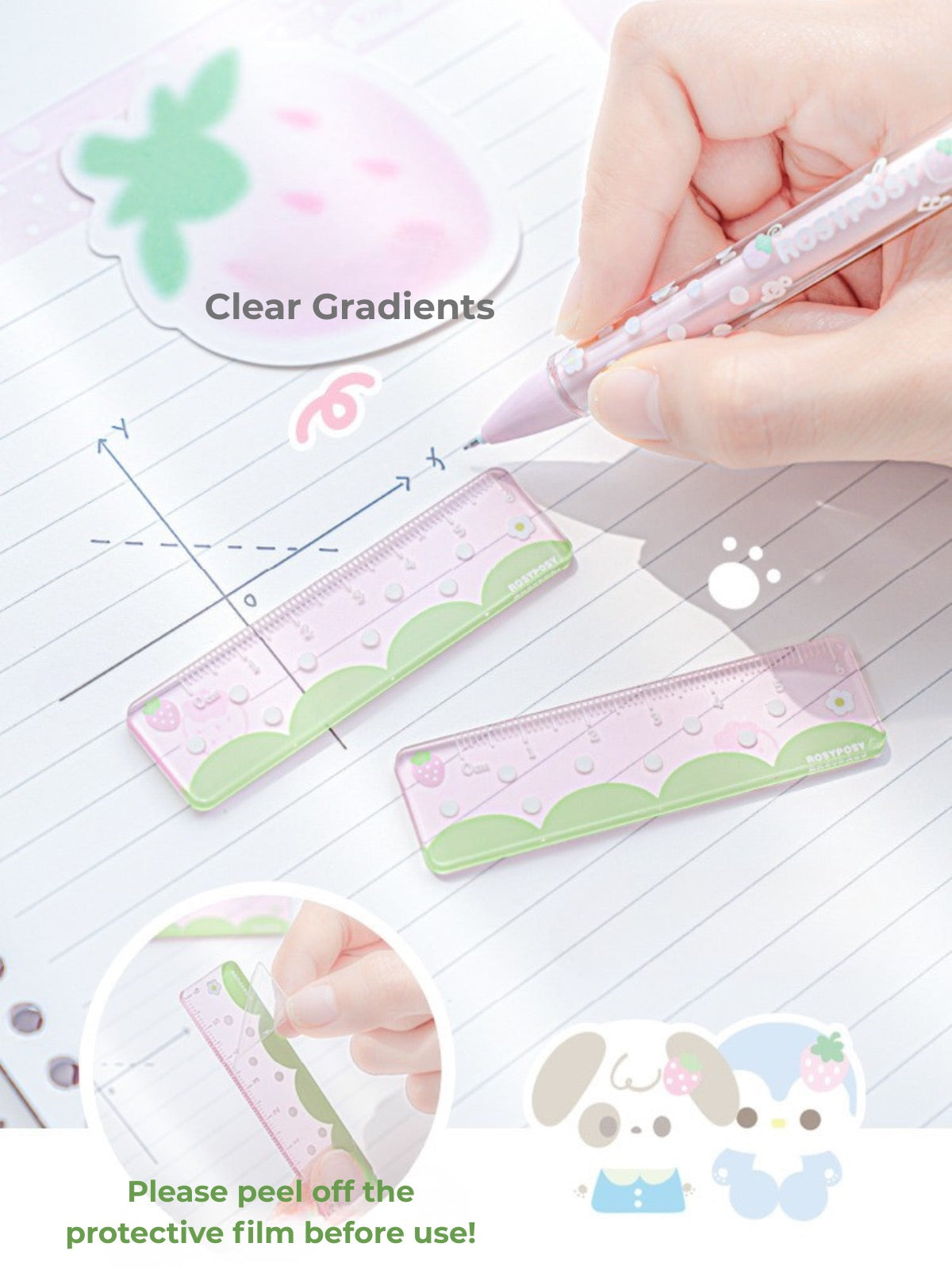 Berry Sweet 9-Piece Strawberry Stationery Set