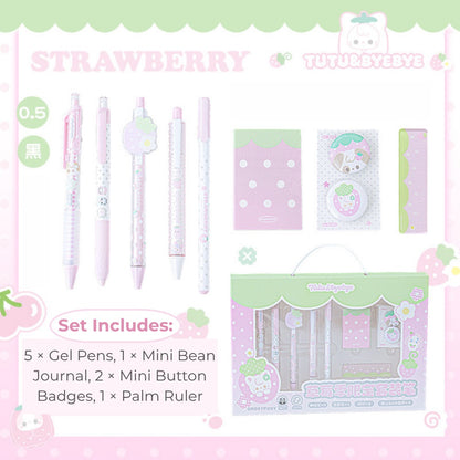 Berry Sweet 9-Piece Strawberry Stationery Set