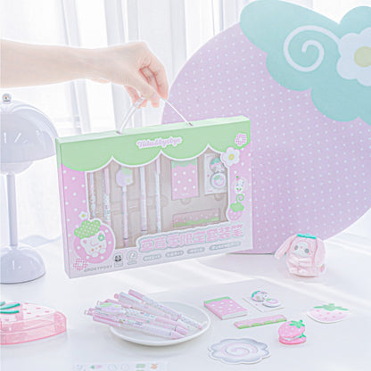 Berry Sweet 9-Piece Strawberry Stationery Set
