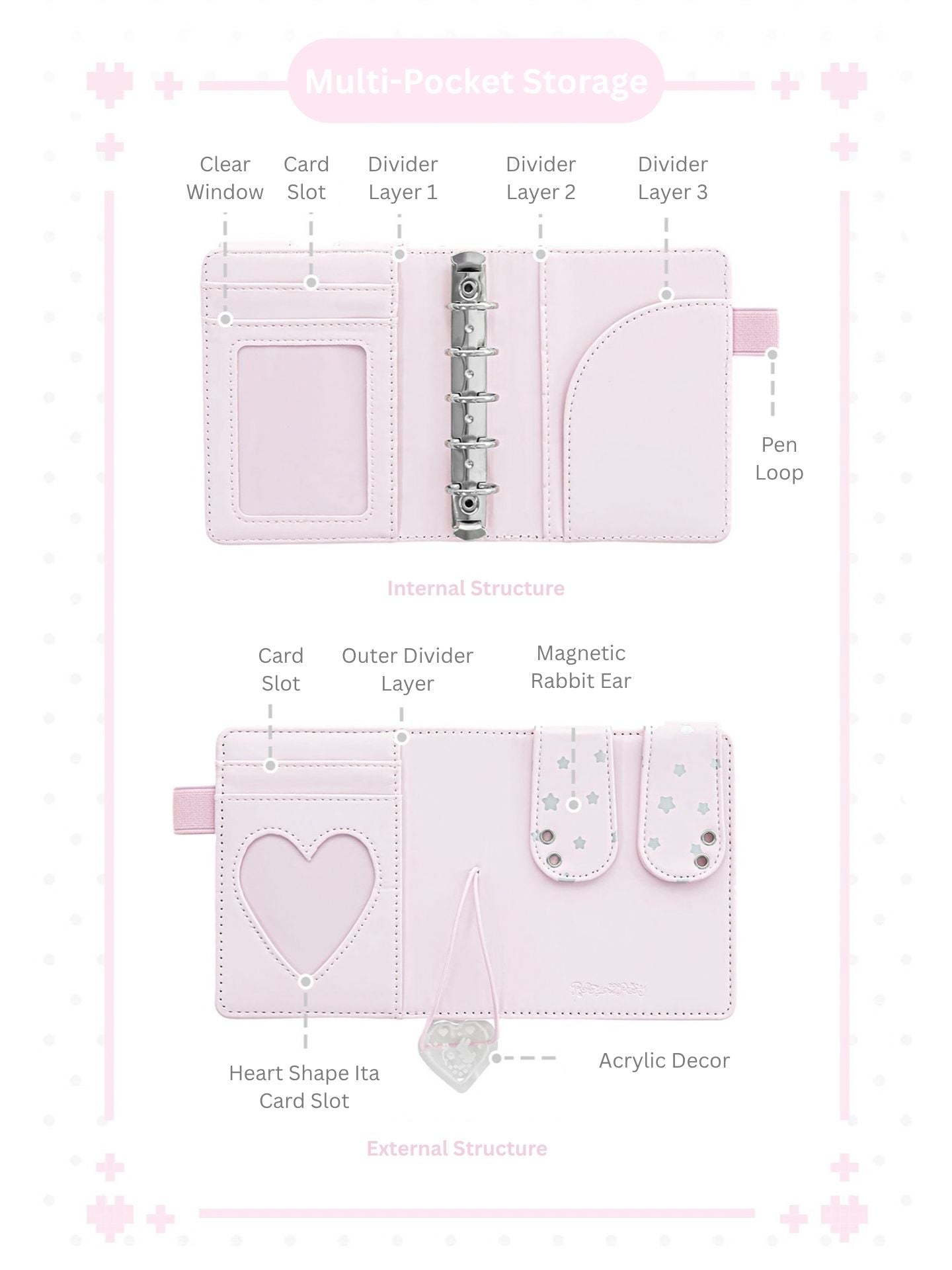 Bunny Ears M5 Binder Journal