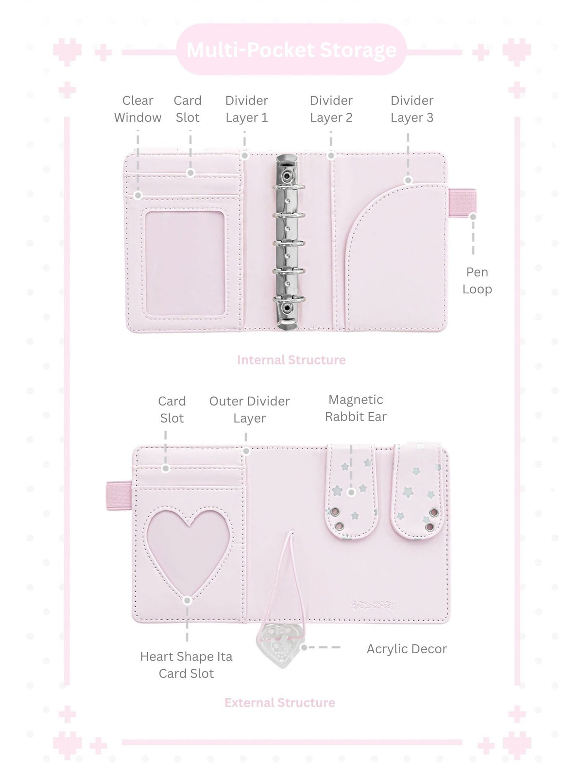 Bunny Ears M5 Binder Journal