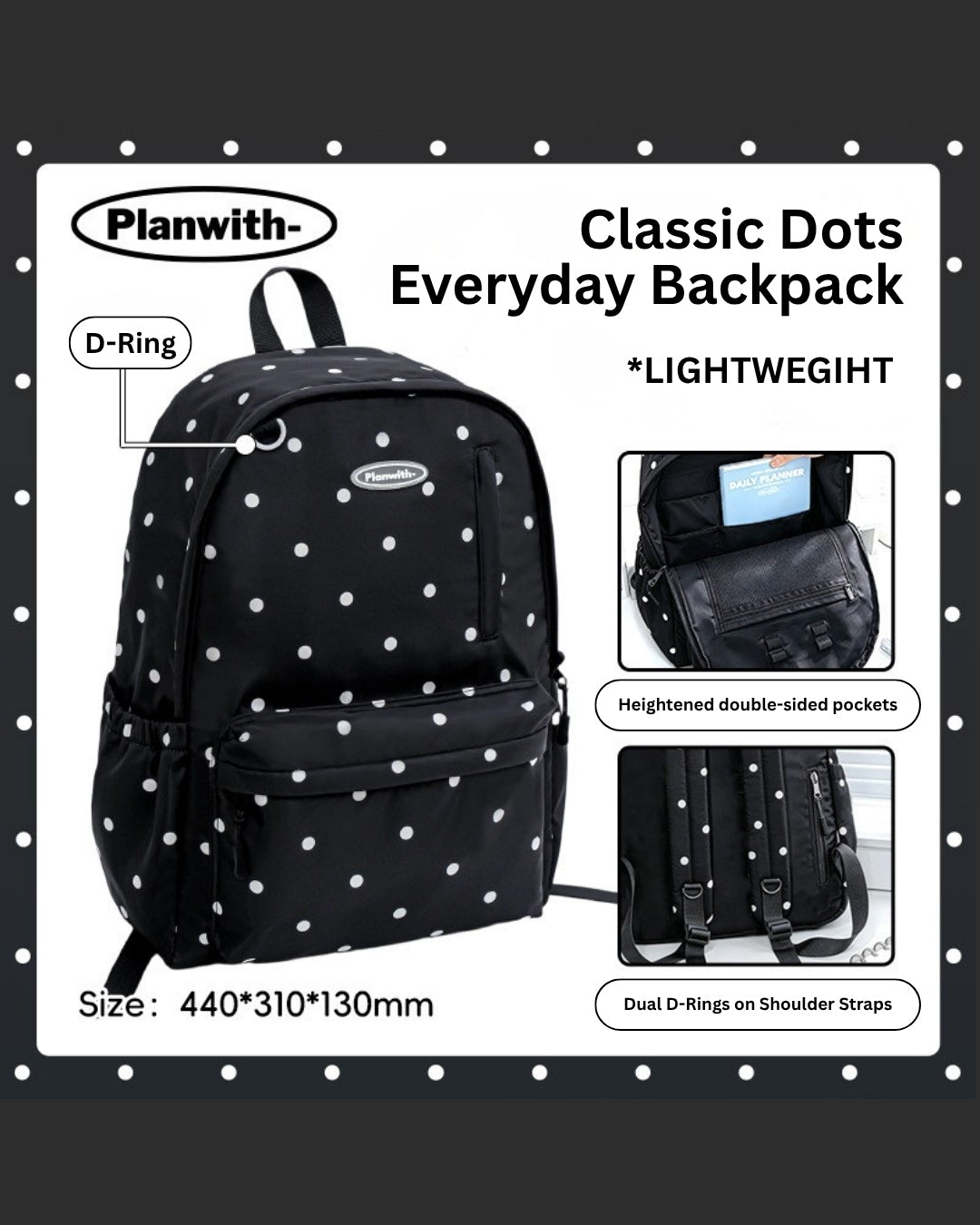 Classic Dots Everyday Backpack