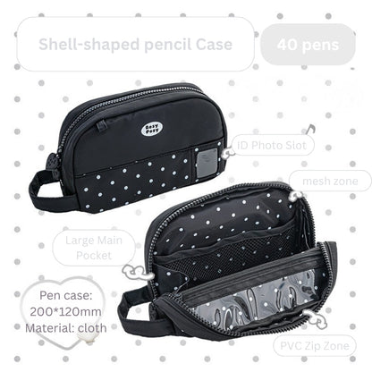 Shellie Magnetic Fold-Down Pencil Case