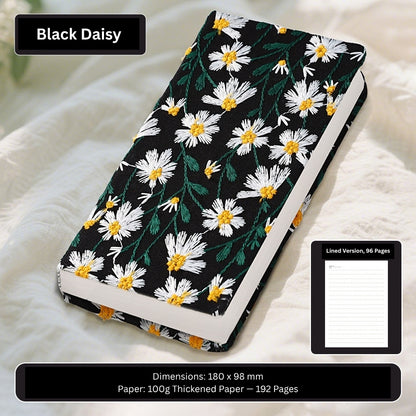 Spring Pulse A6 Floral Embroidered Handheld Notebook