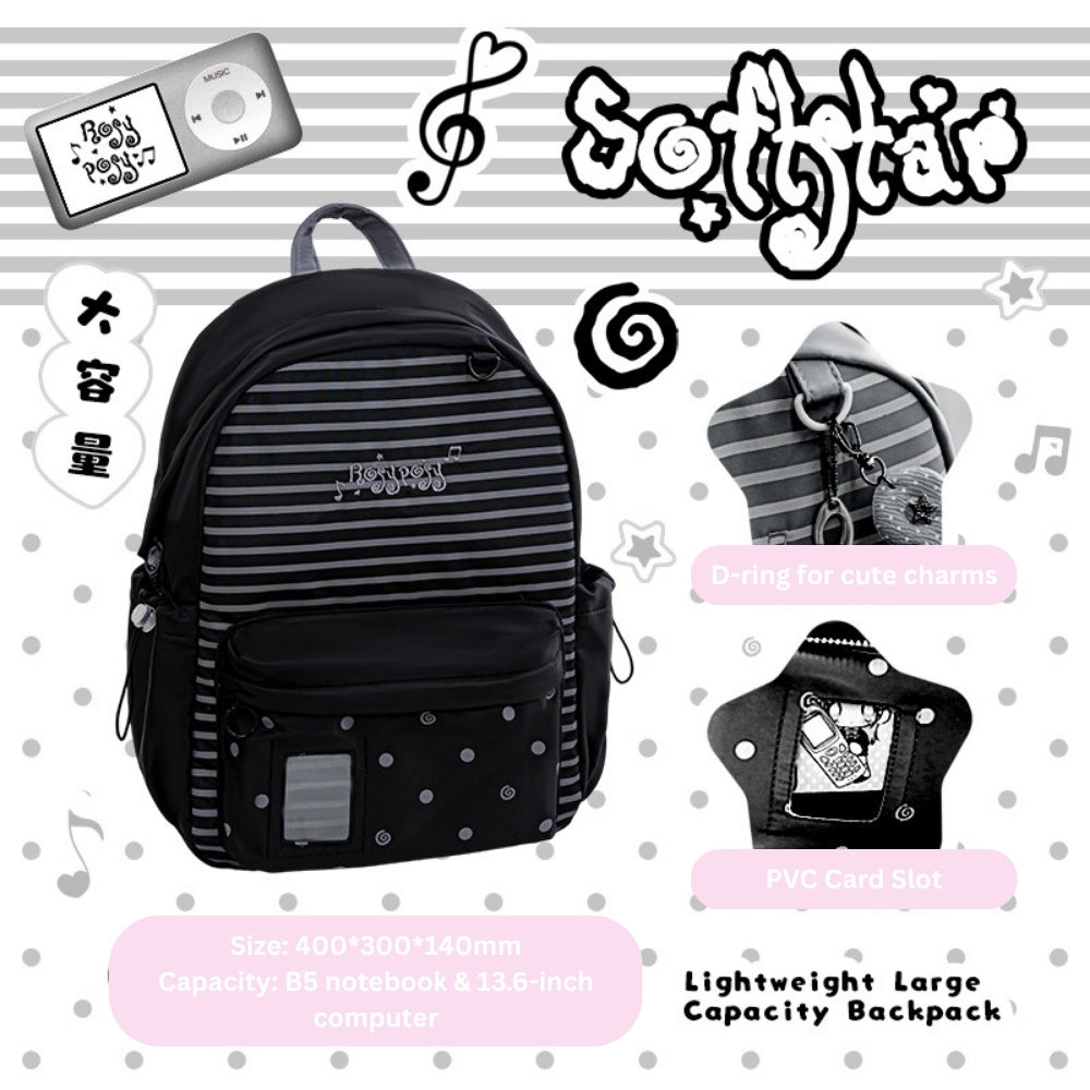 Softstar Ultra-Lightweight Polka Dot Backpack