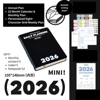 2026 Plan Smarter Daily Planner (A6 & Slim)