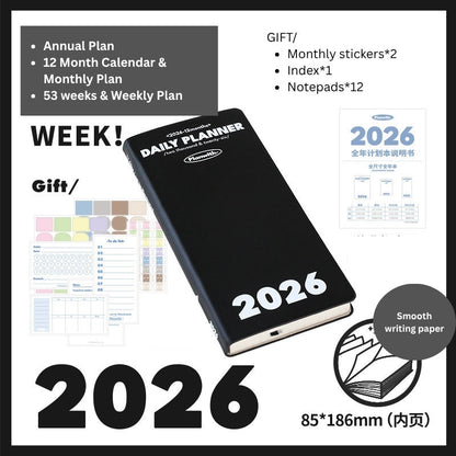 2026 Plan Smarter Daily Planner (A6 & Slim)