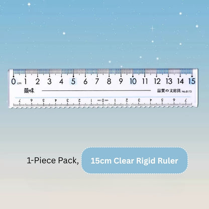 Eye-Ease Flow Clear Anti-Fatigue Ruler (15cm & 20cm)