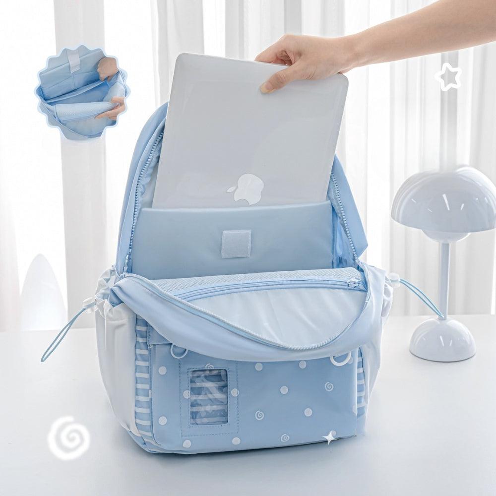 Softstar Ultra-Lightweight Polka Dot Backpack