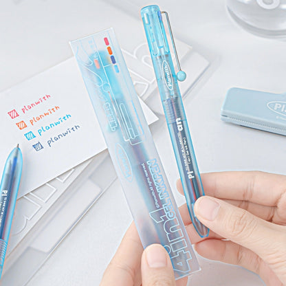 Transparent Frosted Mindflow 4-in-1 Stress-Relief Pen